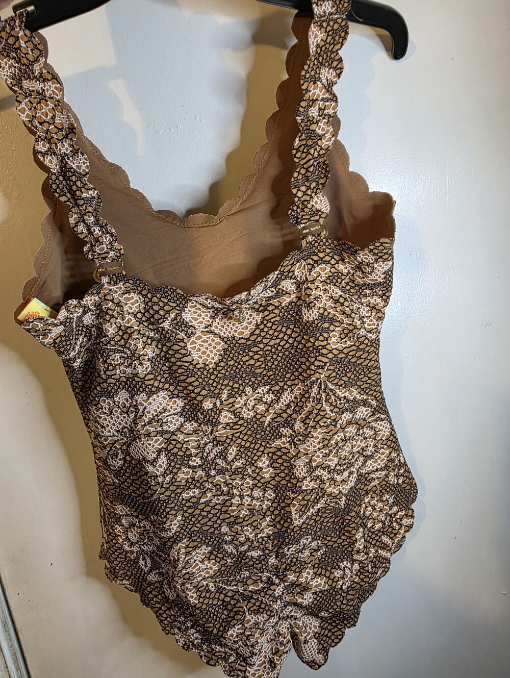 Agua Bendita Women One Piece Swimwear Sz 4 - Picture 3 of 4